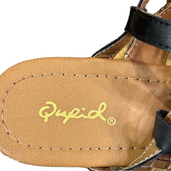 Qupid Platform Wedge Heel Sandals Size 7 - Picture 8 of 12